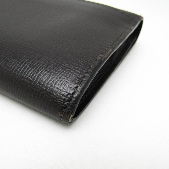 Valextra Punch Long Wallet With Coin Purse/3 Cards V9U14 Women,Men  Calfskin ... - Picture 10 of 14